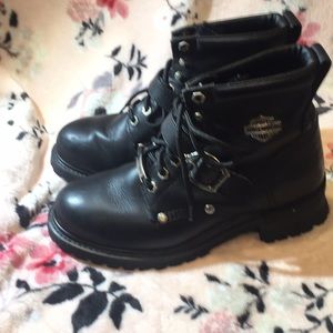 Harley Davidson Riding Leather Boots Sz 10